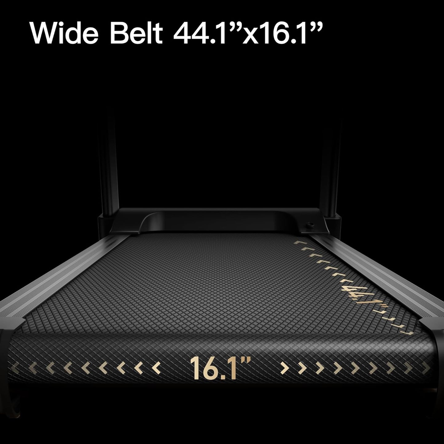 "Home Fitness Treadmill - Auto Folding, 3-Level Incline, Pulse Sensors, 3.0 HP Quiet Brushless Motor, 8.7 MPH, 300 lbs Capacity "