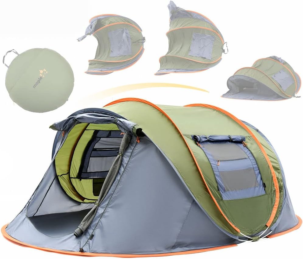 Setup Tent Fast Pop Up Tent Portable Compact Camping Instant Pop