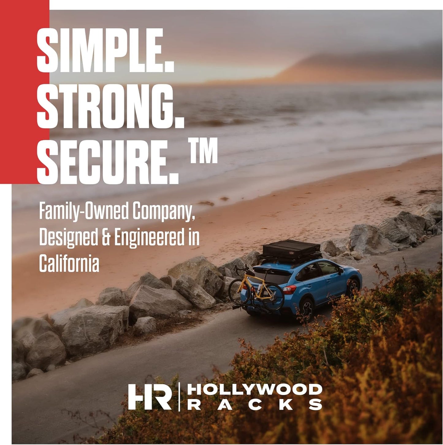 Destination Hitch Mount Rack - Fits 2" Receivers, Holds 4 Bikes